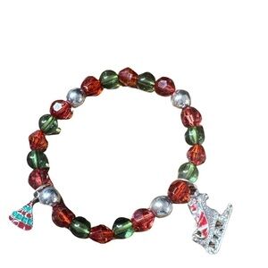 Holiday Stretchy Bracelet (Like New - Great Condition) 🎅🎄❄️☃️